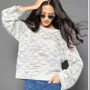 Lisa Tod soft landing seaglass Sweater S
